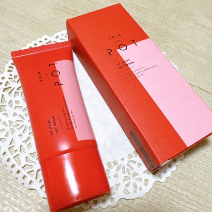 UVモイストデイセラム/SKIN POT/日焼け止めローションを使ったクチコミ(2枚目)