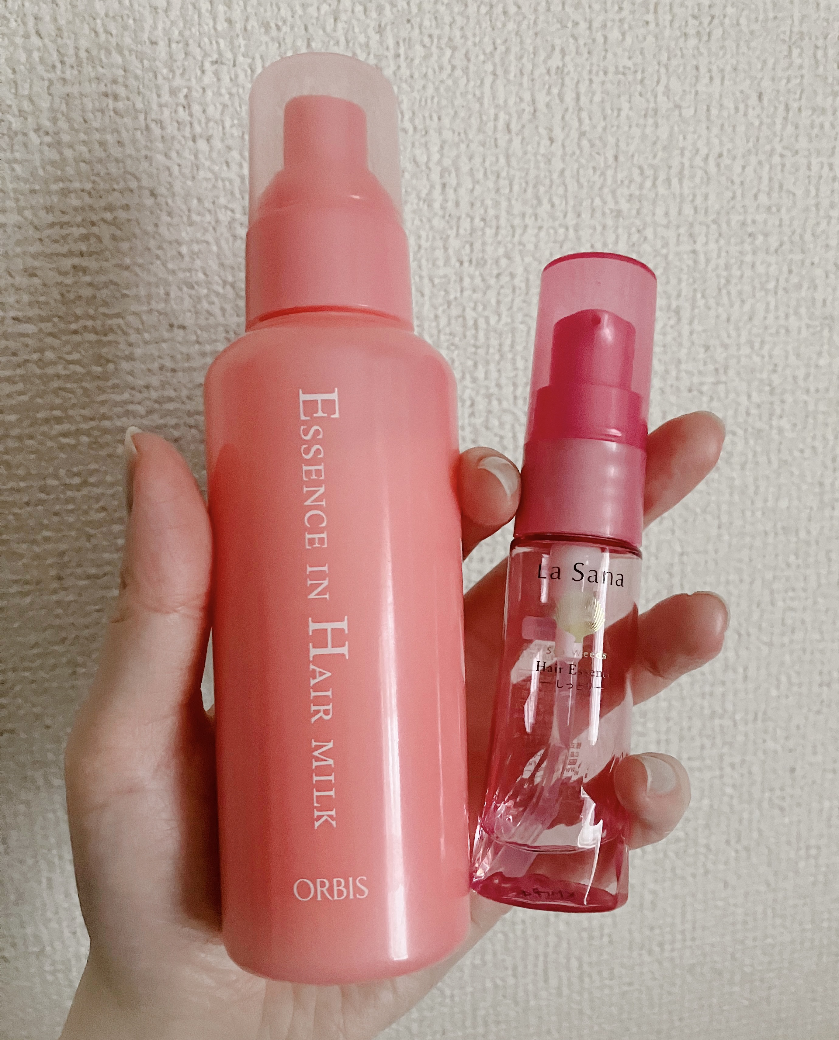 海藻 ヘア エッセンス しっとり/ラサーナ/ヘアオイルを使ったクチコミ（1枚目）