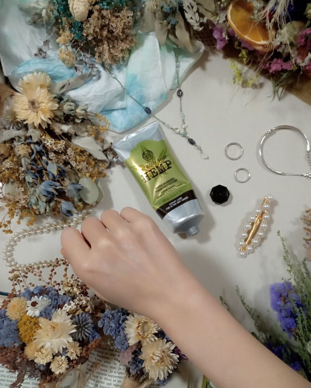 ハードワーキング ハンドクリーム HP/THE BODY SHOP/ハンドクリームを使ったクチコミ(4枚目)