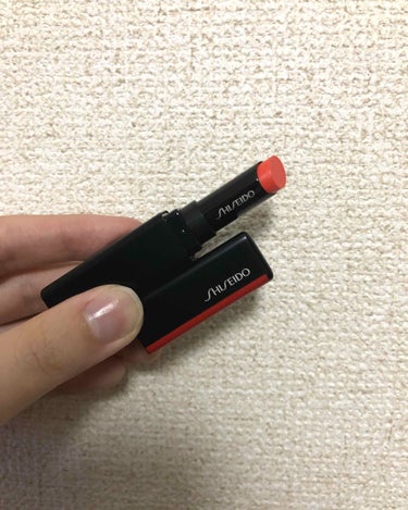 カラージェル リップバーム 112 TIGER LILY/SHISEIDO/口紅を使ったクチコミ（2枚目）