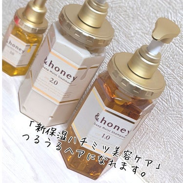 ディープモイスト シャンプー1.0／ヘアトリートメント2.0/&honey/シャンプー・コンディショナーを使ったクチコミ（2枚目）