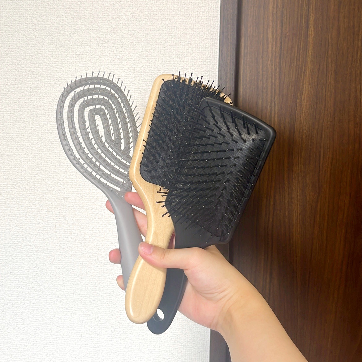 パドルブラシ /DAISO/ヘアブラシを使ったクチコミ（1枚目）