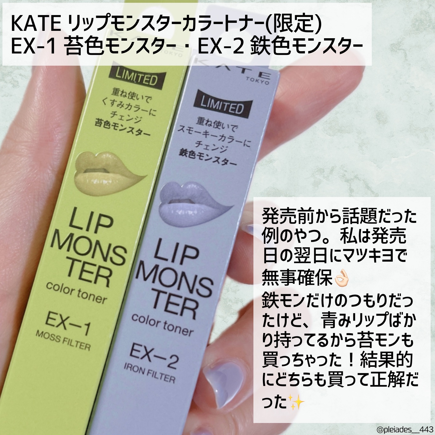 ケイト リップモンスターカラートナー/KATE/口紅を使ったクチコミ（2枚目）