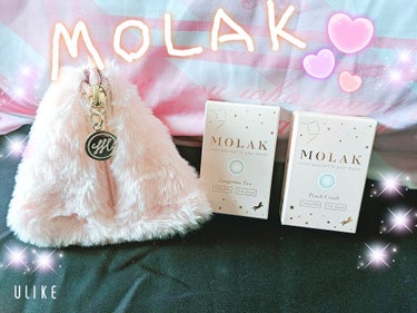 MOLAK 1month ピーチクラッシュ/MOLAK/１ヶ月（１MONTH）カラコンを使ったクチコミ（1枚目）