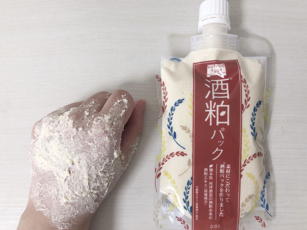 ワフードメイド　酒粕パック/pdc/洗い流すパック・マスクを使ったクチコミ（3枚目）