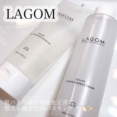 ラゴム ジェルトゥウォーター クレンザー(朝用洗顔)/LAGOM /洗顔フォームを使ったクチコミ（1枚目）