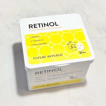 キューブマスク レチノール/ネイチャーリパブリック/シートマスク・パックを使ったクチコミ(3枚目)