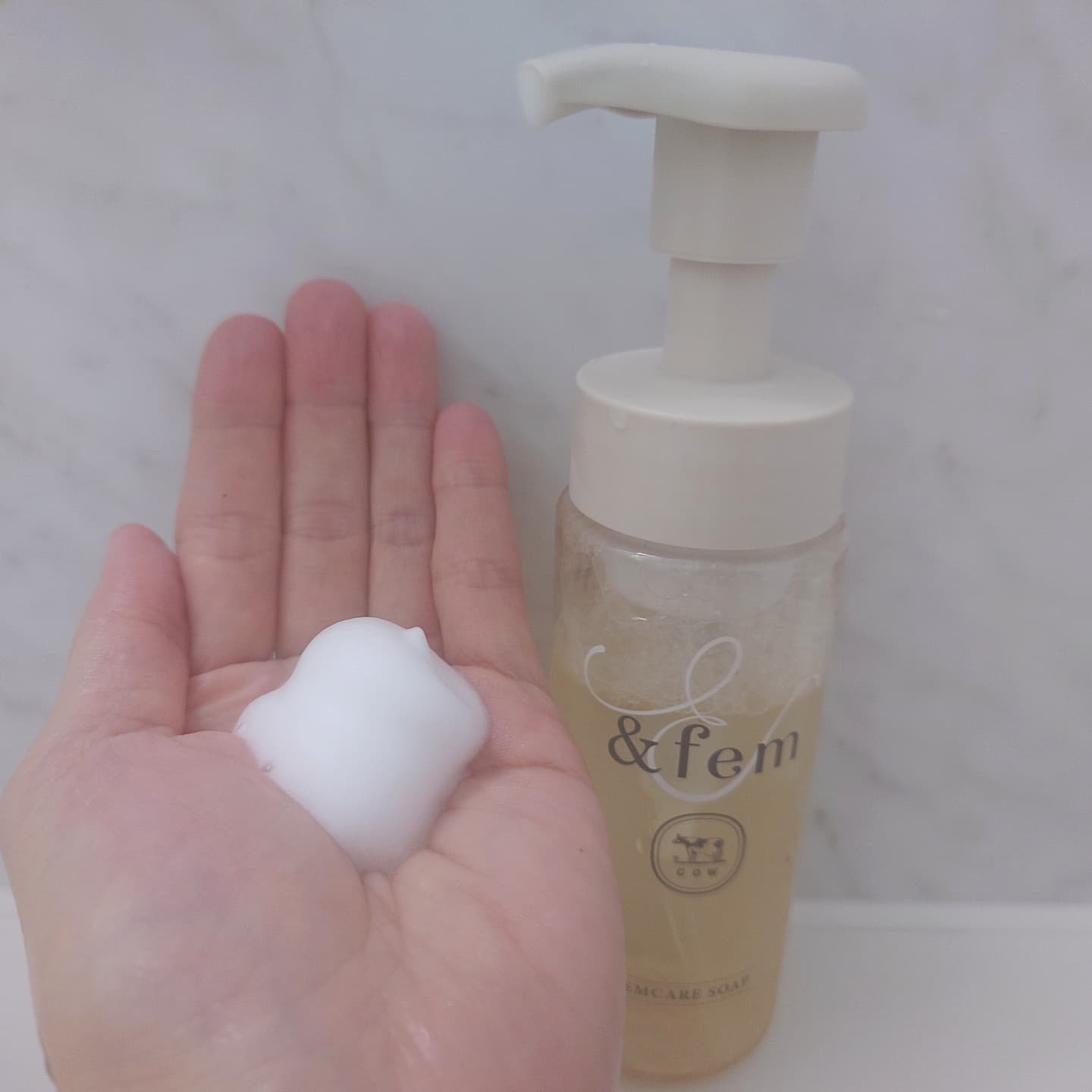 アンドフェム フェムケア泡ソープ/＆fem/デリケートゾーンケアを使ったクチコミ（3枚目）