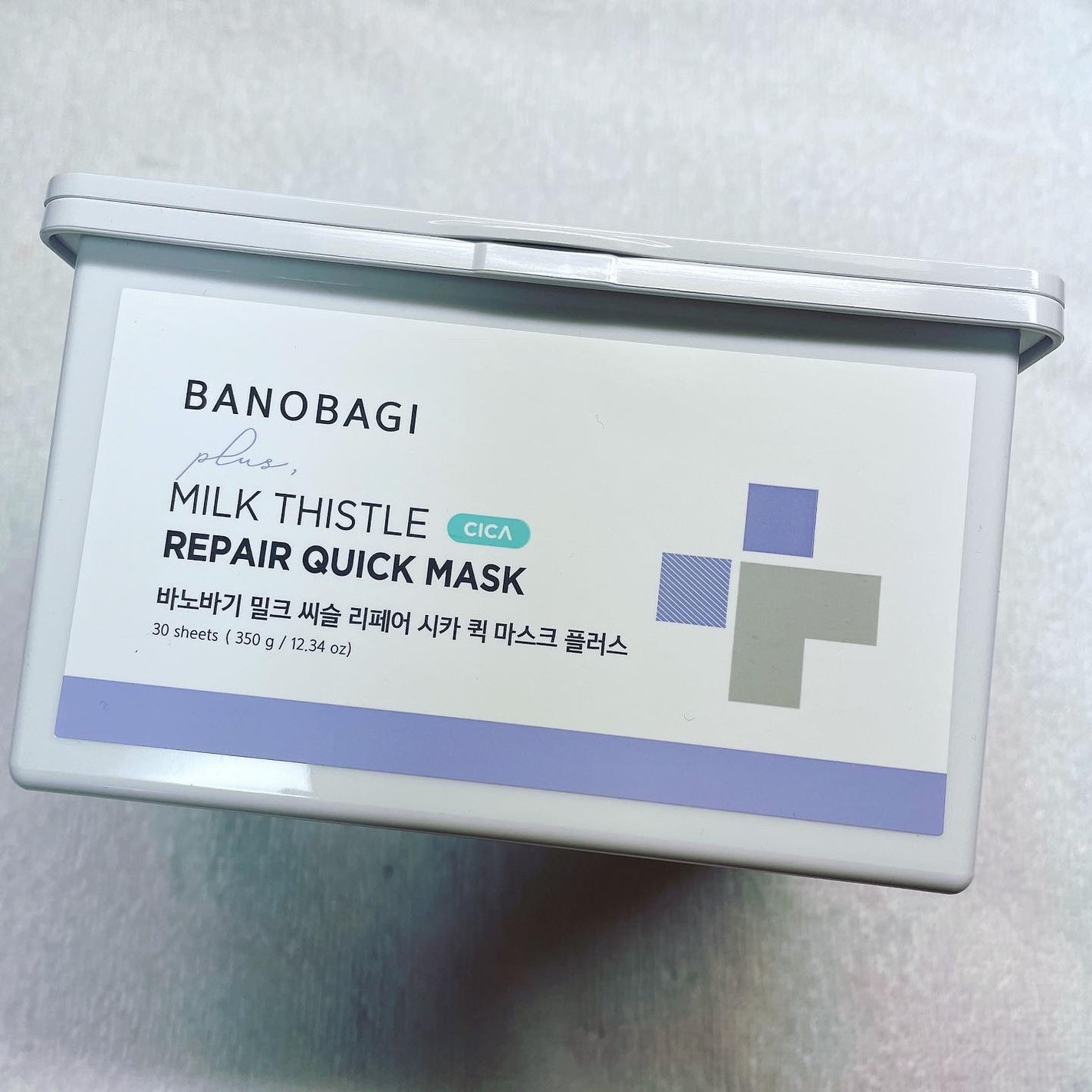 ミルクシスルリペアシカクイックマスクプラス/BANOBAGI/シートマスク・パックを使ったクチコミ(2枚目)