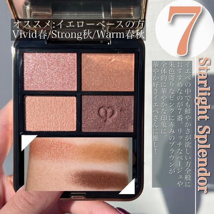 オンブルクルールクアドリ/クレ・ド・ポー ボーテ/アイシャドウパレットを使ったクチコミ(4枚目)