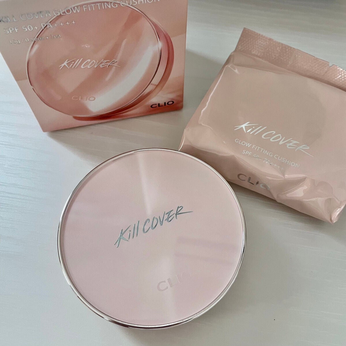 キル カバー グロウ フィッティング クッション/CLIO/クッションファンデーションを使ったクチコミ(1枚目)