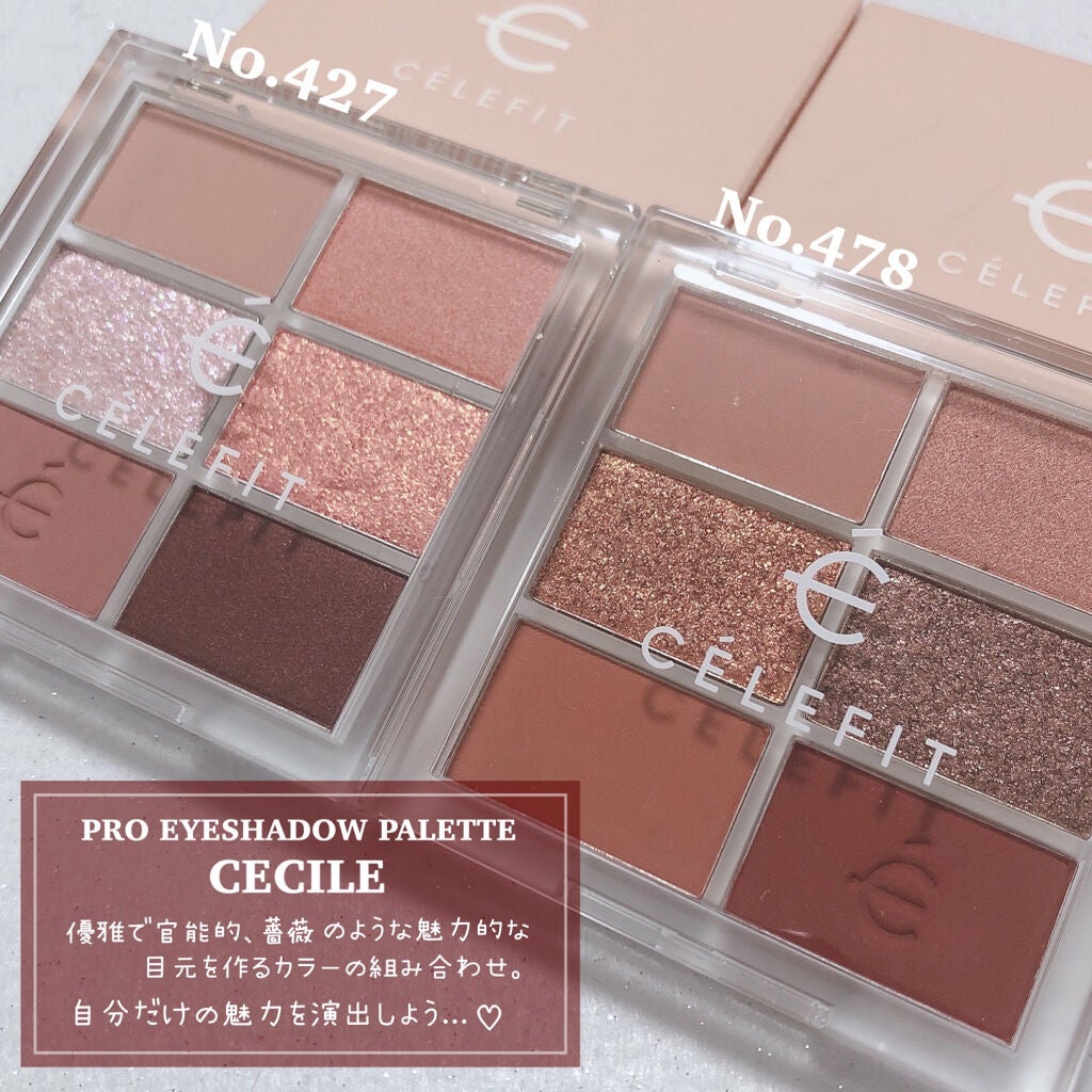 時空の歪み🌓韓国コスメ/イエベ秋 on LIPS 「CELEFIT[PROEYESHADOWPALETTECECI..」(2枚目)