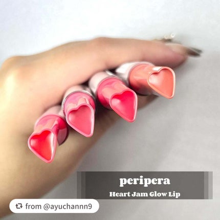ハート ジャム グロウ リップ/PERIPERA/口紅を使ったクチコミ(2枚目)