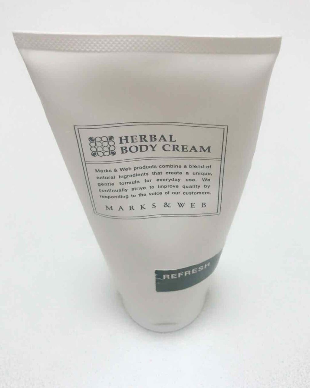 ハーバルボディクリーム リフレッシュ/MARKS&WEB/ボディクリームを使ったクチコミ(1枚目)