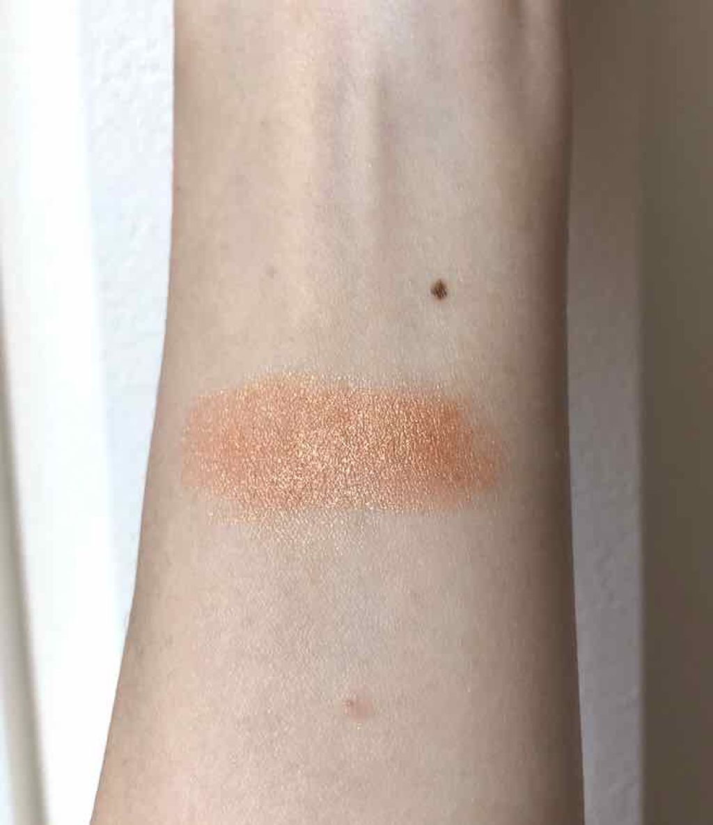 UR GLAM　AIRY EYE COLOR ゴールド/U R GLAM/ジェル・クリームアイシャドウを使ったクチコミ（2枚目）