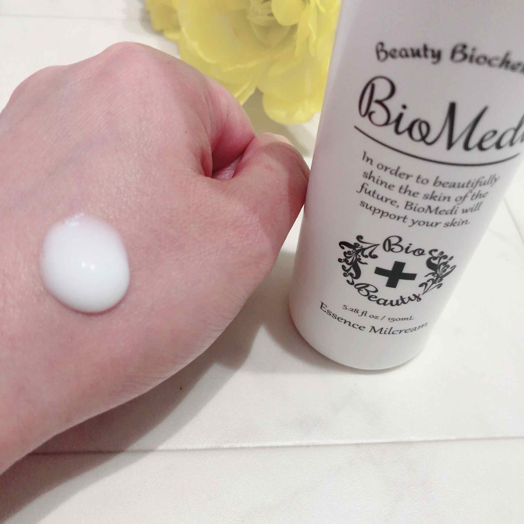 ビオメディ エッセンスミルクリーム/BioMedi/美容液を使ったクチコミ（2枚目）