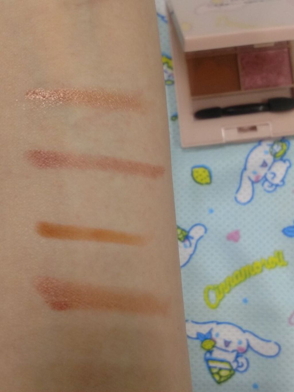 イロアソビ 4色アイパレット/iroasobi/アイシャドウパレットを使ったクチコミ（3枚目）