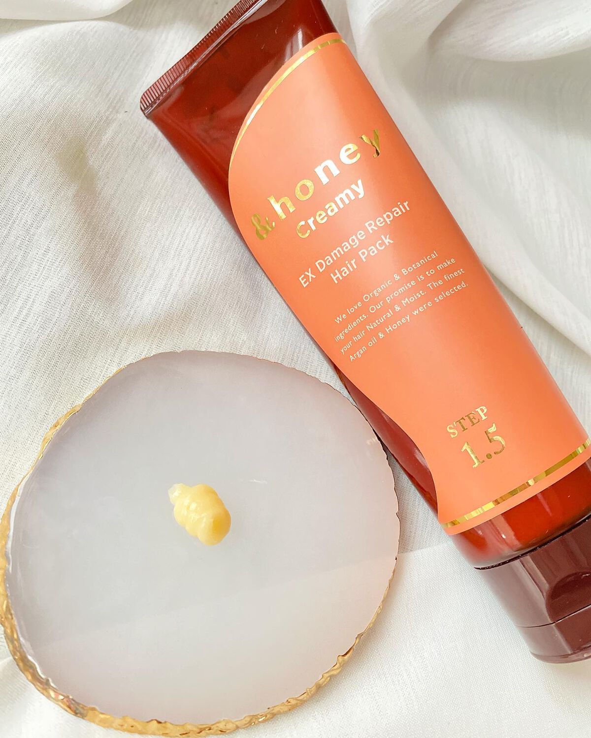 &honey Creamy EXダメージリペアヘアパック1.5/&honey/ヘアマスク・ヘアパックを使ったクチコミ(2枚目)