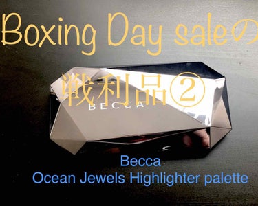 Ocean Jewels Highlighter Palette/BECCA/パウダーハイライトを使ったクチコミ（1枚目）