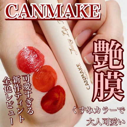 ジューシーリップティント/キャンメイク/口紅を使ったクチコミ(1枚目)
