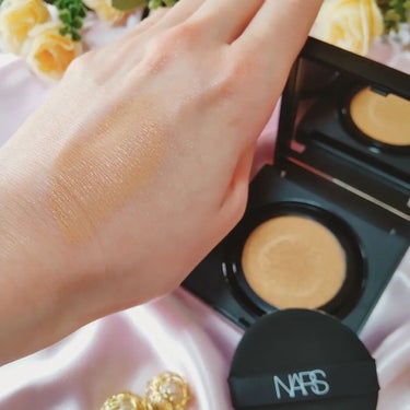 ナチュラルラディアント ロングウェア クッションファンデーション/NARS/クッションファンデーションを使ったクチコミ（3枚目）