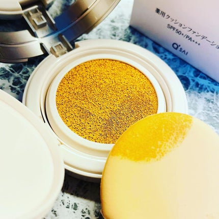 リンクルホワイトクッションファンデーション/コラリッチ/クッションファンデーションを使ったクチコミ(2枚目)