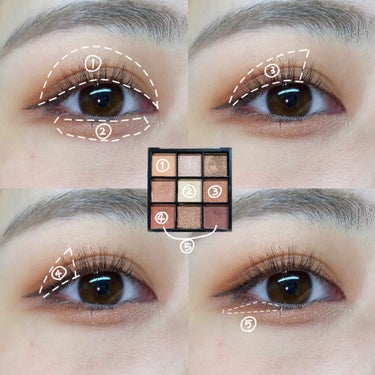 UR GLAM　BLOOMING EYE COLOR PALETTE/U R GLAM/パウダーアイシャドウ by なむな