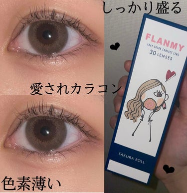 FLANMY 1day（10枚/30枚）/FLANMY/ワンデー（１DAY）カラコンを使ったクチコミ（1枚目）