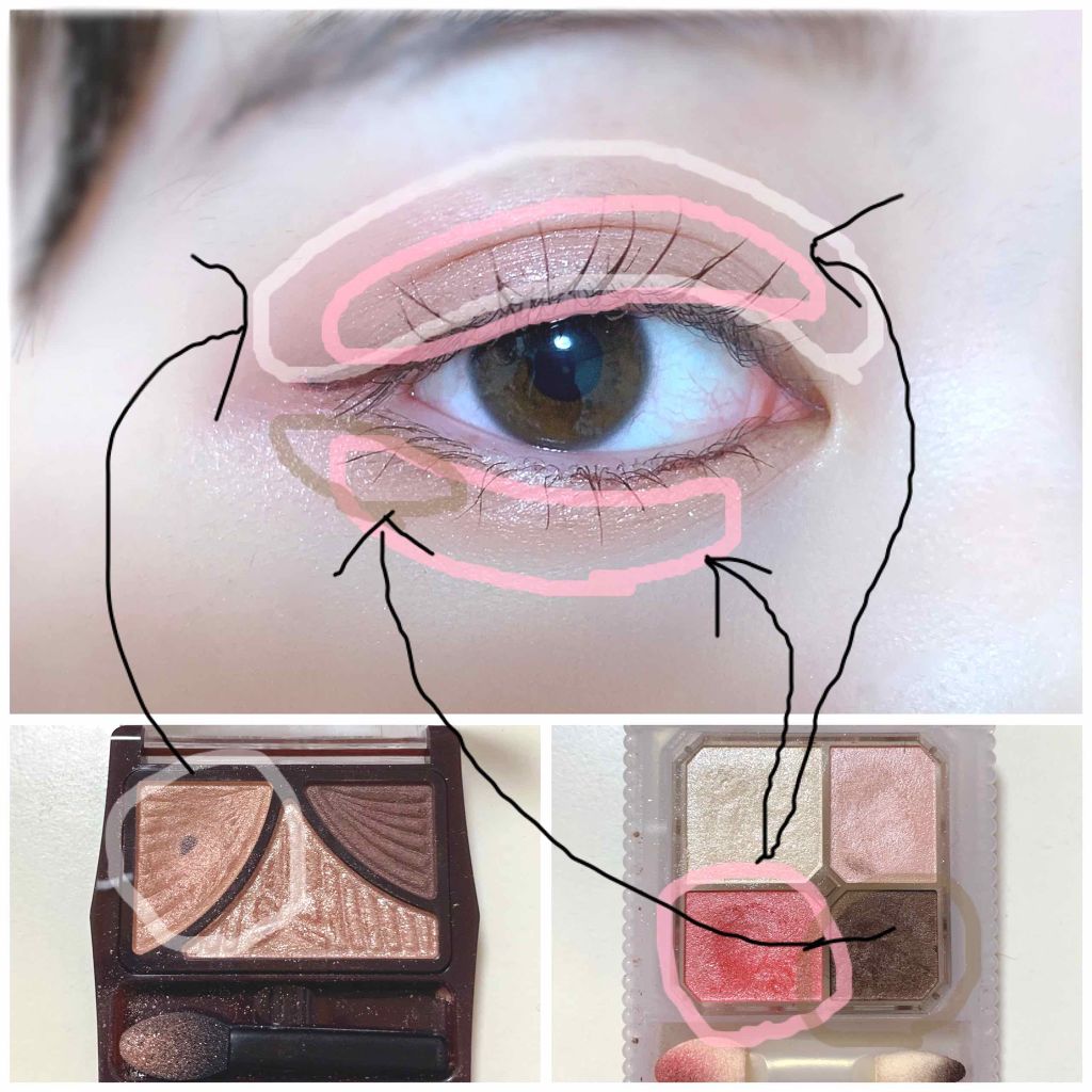 ジューシーピュアアイズ/キャンメイク/アイシャドウパレットを使ったクチコミ（2枚目）