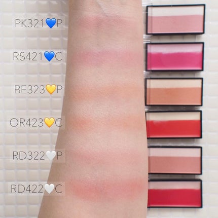 ドラマティックチークカラー (パウダー)/マキアージュ/パウダーチークを使ったクチコミ(2枚目)