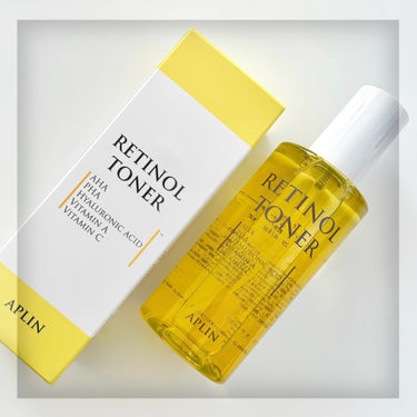 APLIN レチノールトナーのクチコミ「𓍯RETINOL TONER⌇APLIN

コラーゲン生成を促してくれるレチノール配合でシミそ.....」（1枚目）