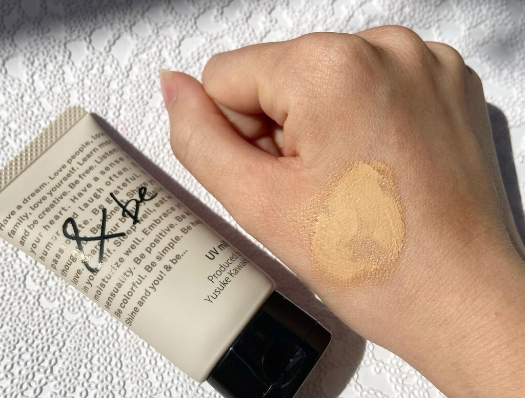 UVミルク/＆be/日焼け止め・UVケアを使ったクチコミ（2枚目）