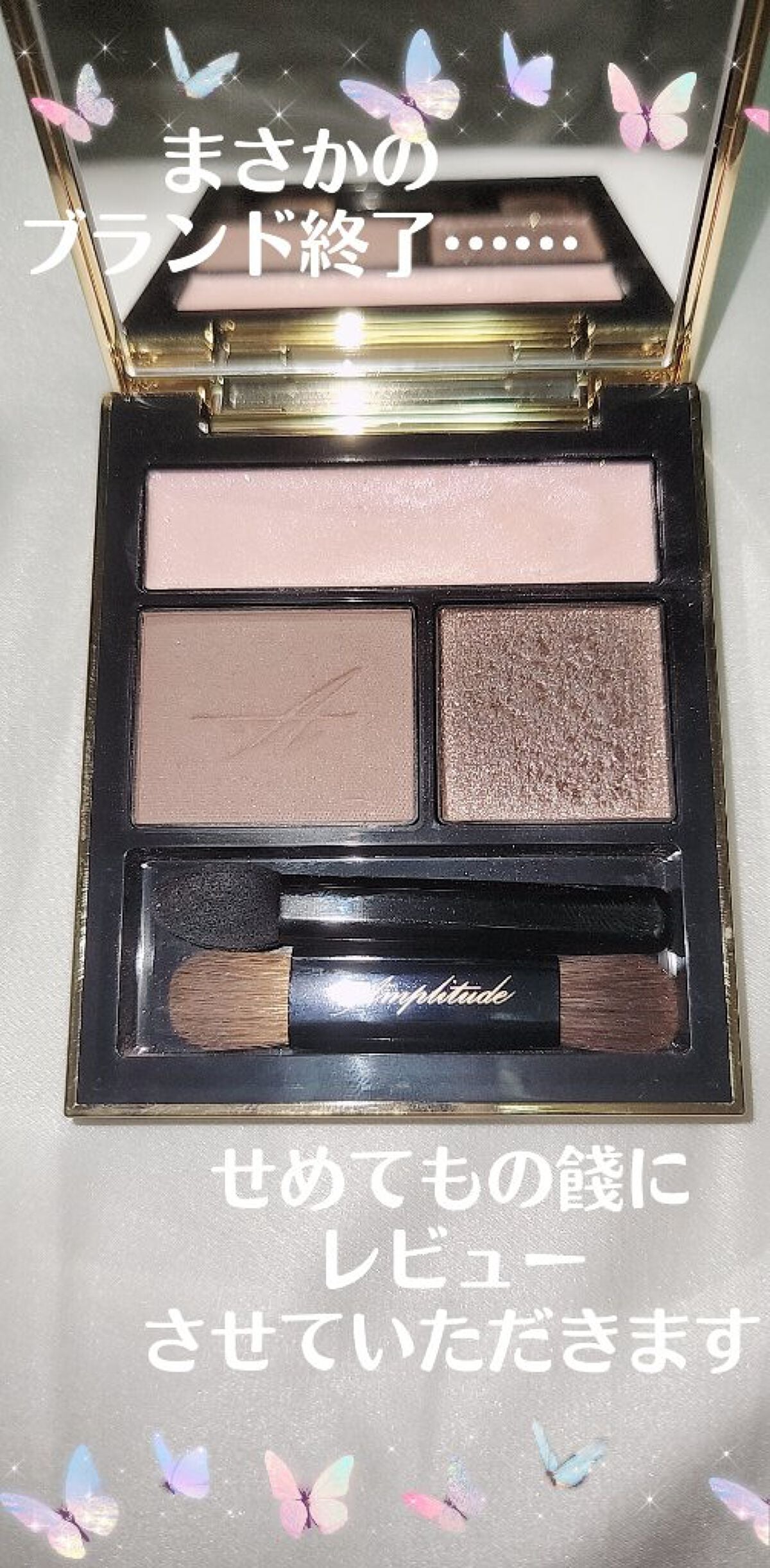 コンスピキュアス アイズ/Amplitude/アイシャドウパレットを使ったクチコミ(1枚目)