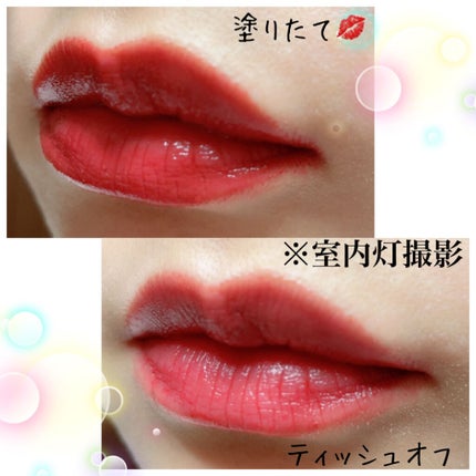 ラスティンググロスリップ/CEZANNE/口紅を使ったクチコミ(5枚目)