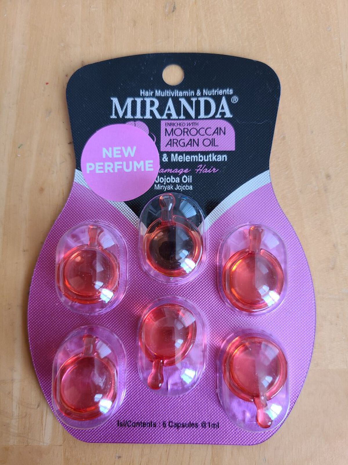 ヘアビタミン デイリーケアヘアオイル/MIRANDA/ヘアオイルを使ったクチコミ（1枚目）