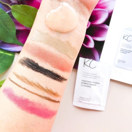 KC むきタマつるん 発泡美容液クレンジング/ハーブ健康本舗/クレンジングジェルを使ったクチコミ(2枚目)