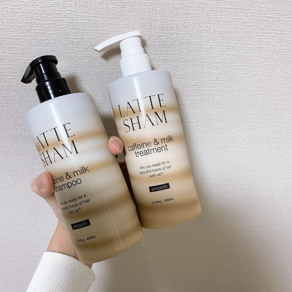 スムースシャンプー／スムーストリートメント 400mL/LATTE SHAM/市販シャンプーを使ったクチコミ（1枚目）