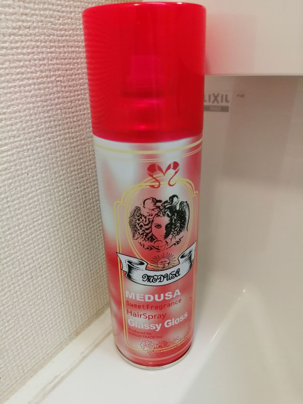 スウィートフレグランスヘアスプレー グラッシーグロス 280g【旧】/メドゥーサ/ヘアスプレーを使ったクチコミ（1枚目）