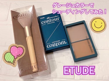 コントゥアパウダー フェイスブラシ/ETUDE/メイクブラシを使ったクチコミ（1枚目）