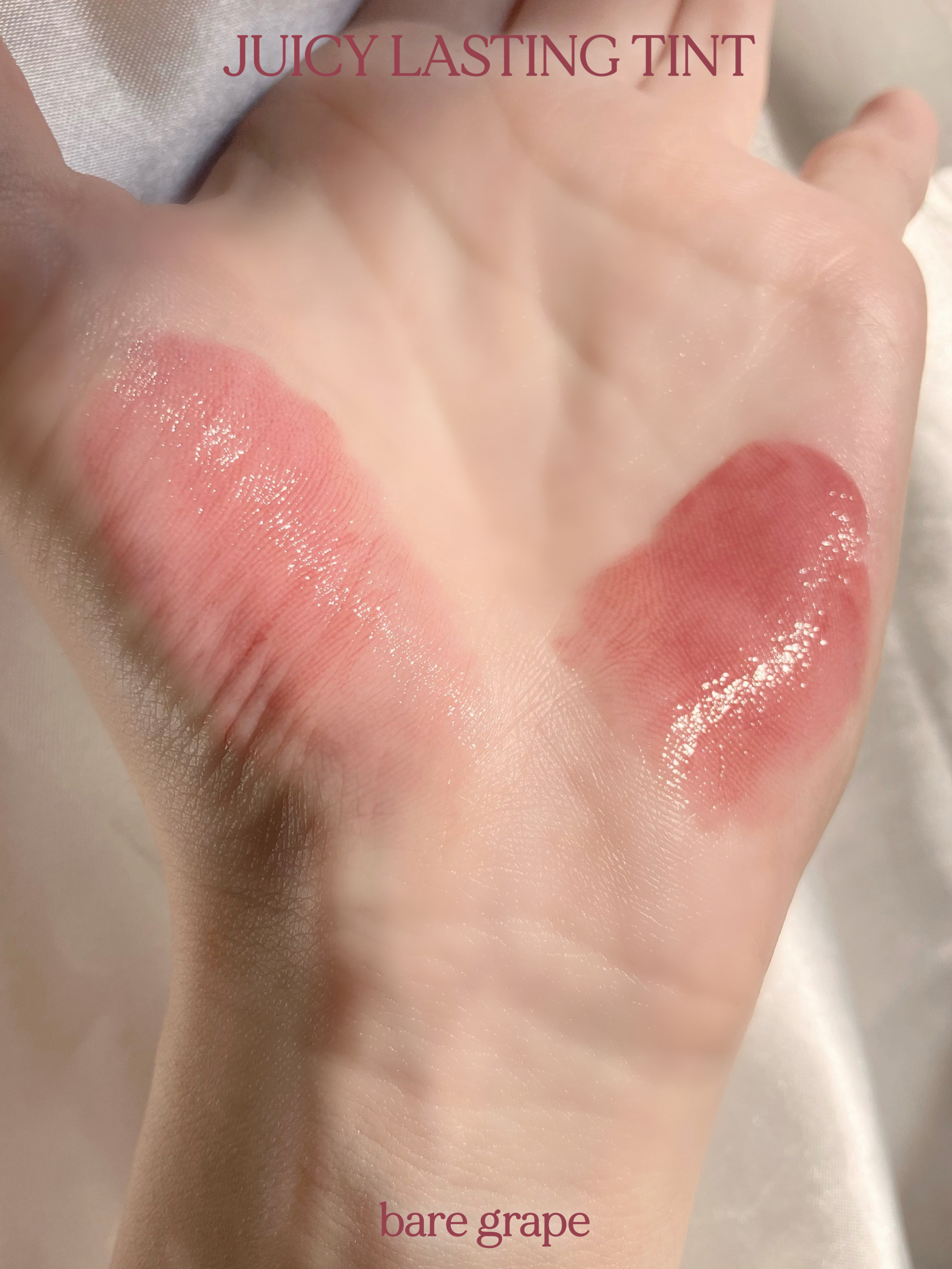 ジューシーラスティングティント/rom&nd/リップティントを使ったクチコミ（3枚目）