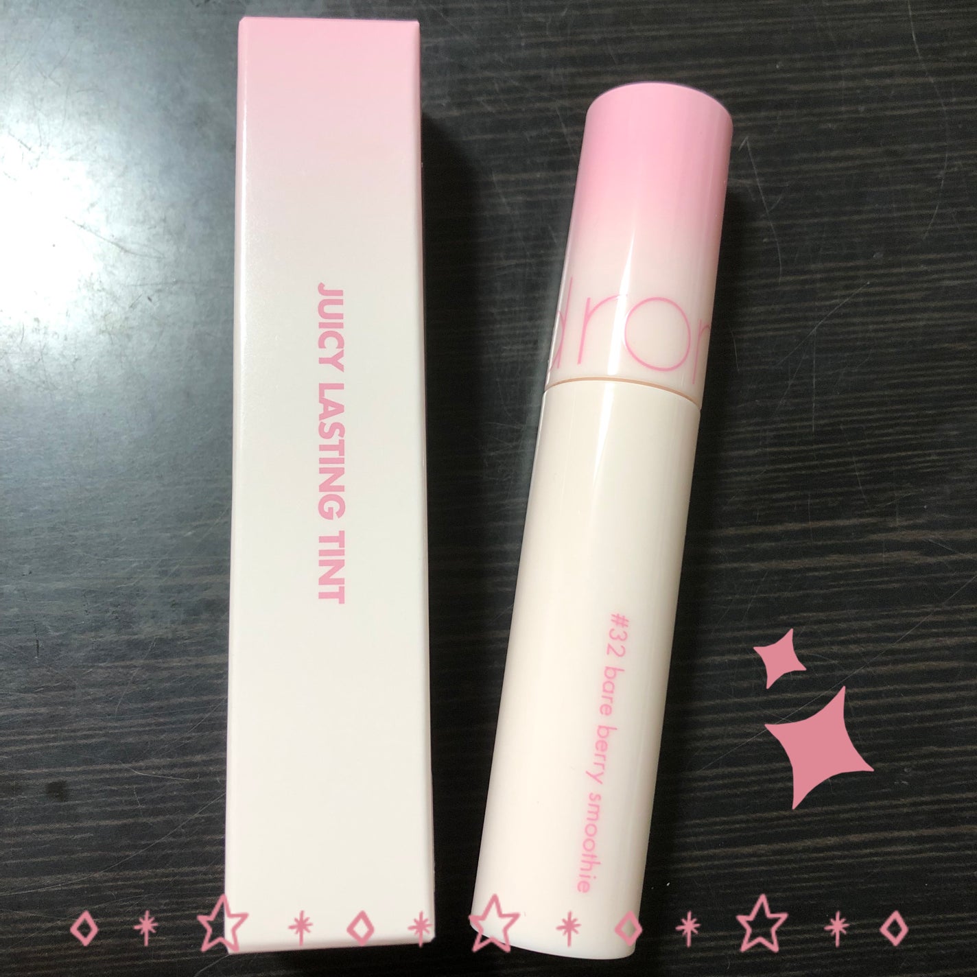 ジューシーラスティングティント/rom&nd/リップティントを使ったクチコミ(1枚目)