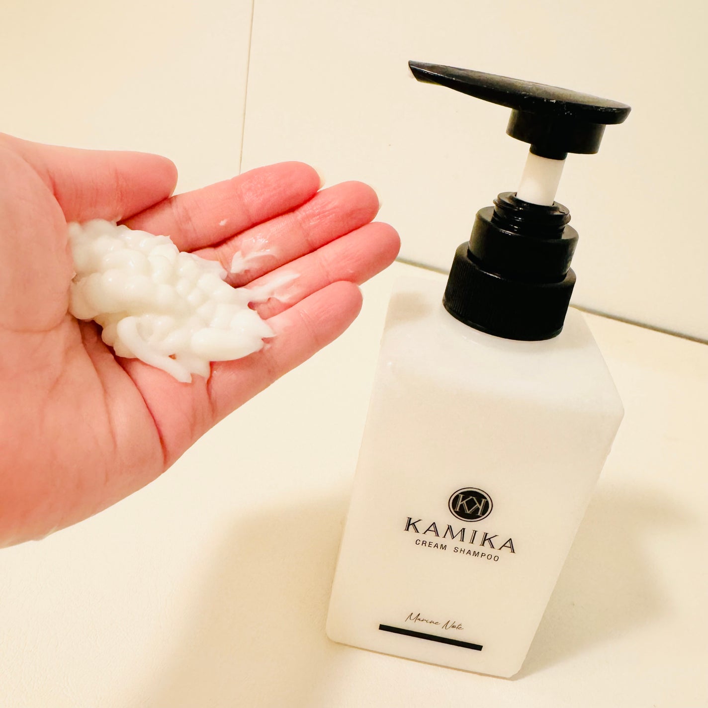 黒髪クリームシャンプー/KAMIKA/シャンプー・コンディショナーを使ったクチコミ(4枚目)
