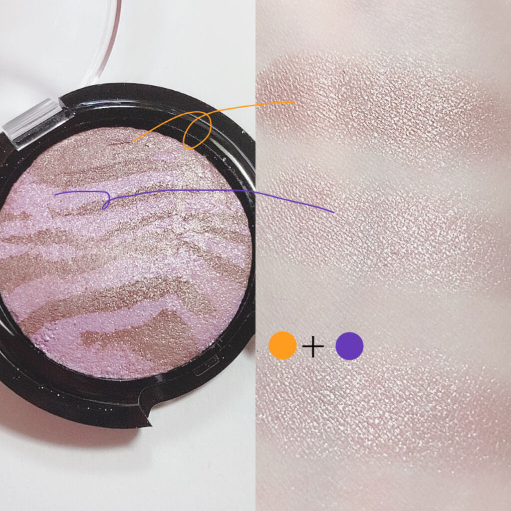 UR GLAM　EYE & CHEEK COLOR/U R GLAM/単色アイシャドウを使ったクチコミ（3枚目）