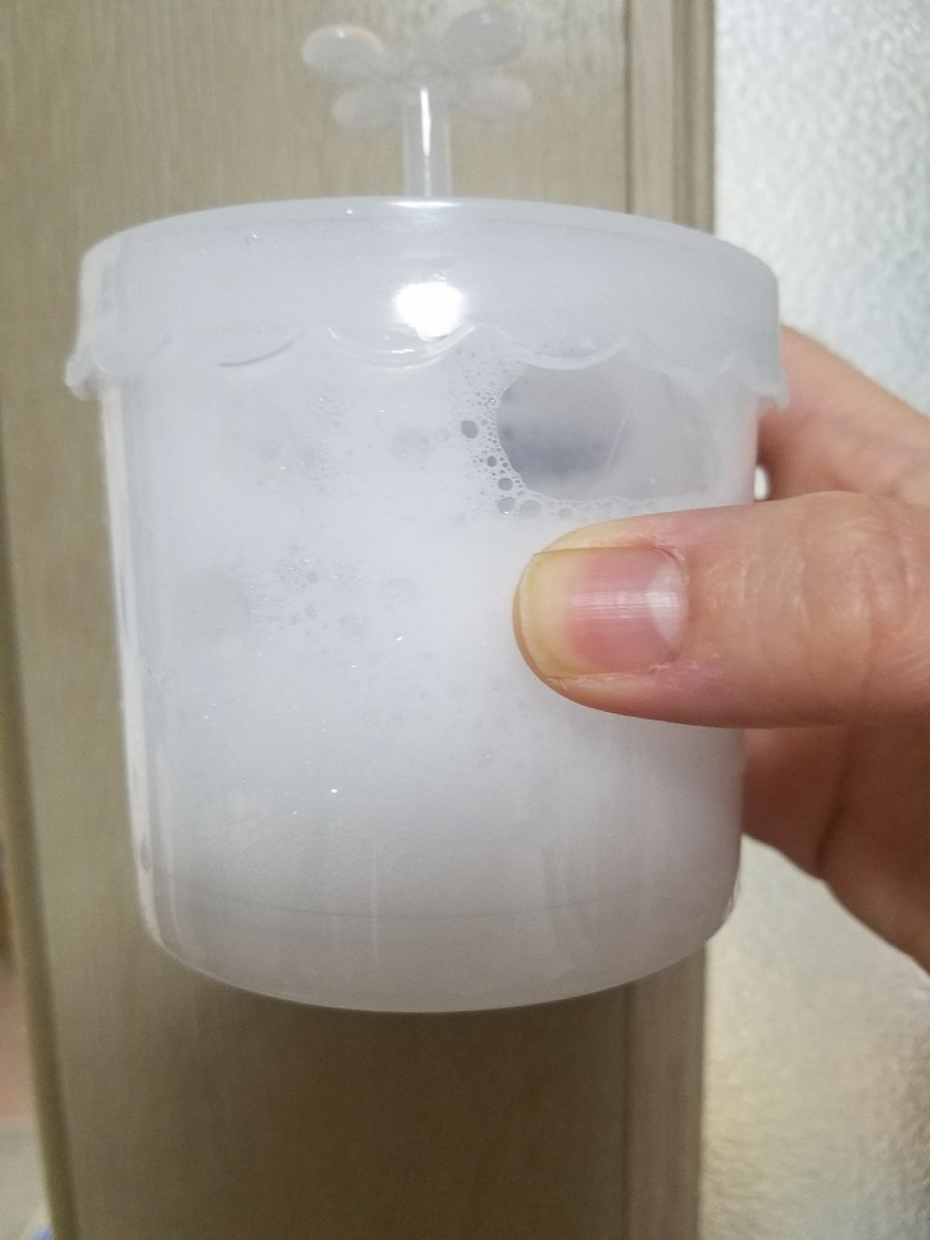 ほいっぷるん/DAISO/その他スキンケアグッズを使ったクチコミ（2枚目）