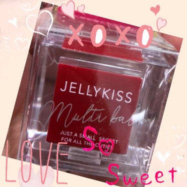 💖ジェリキス　マルチバーム💖

ずっと気になる商品でしたがやっと買ってみました🥰✨

💎1つで5役💎
・リップ
・チーク
・アイカラー
・グロス
・ハイライト

私が使うときは、リップに使ってますがとて