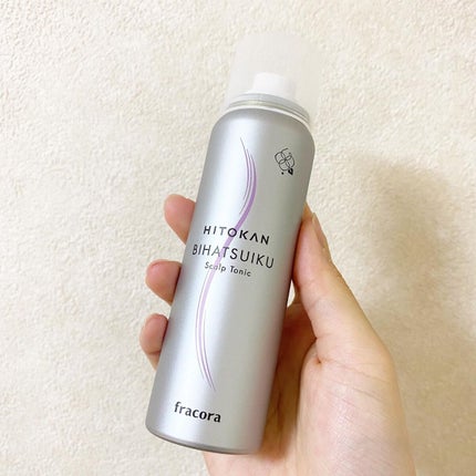 HITOKAN BIHATSUIKU スカルプトニック/fracora/頭皮ローションを使ったクチコミ(5枚目)