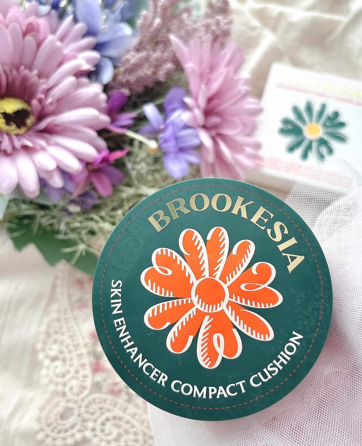 スキンエンハンサー コンパクト クッション (マット) #1 ペールピーチ/BROOKESIA/クッションファンデーションを使ったクチコミ（1枚目）