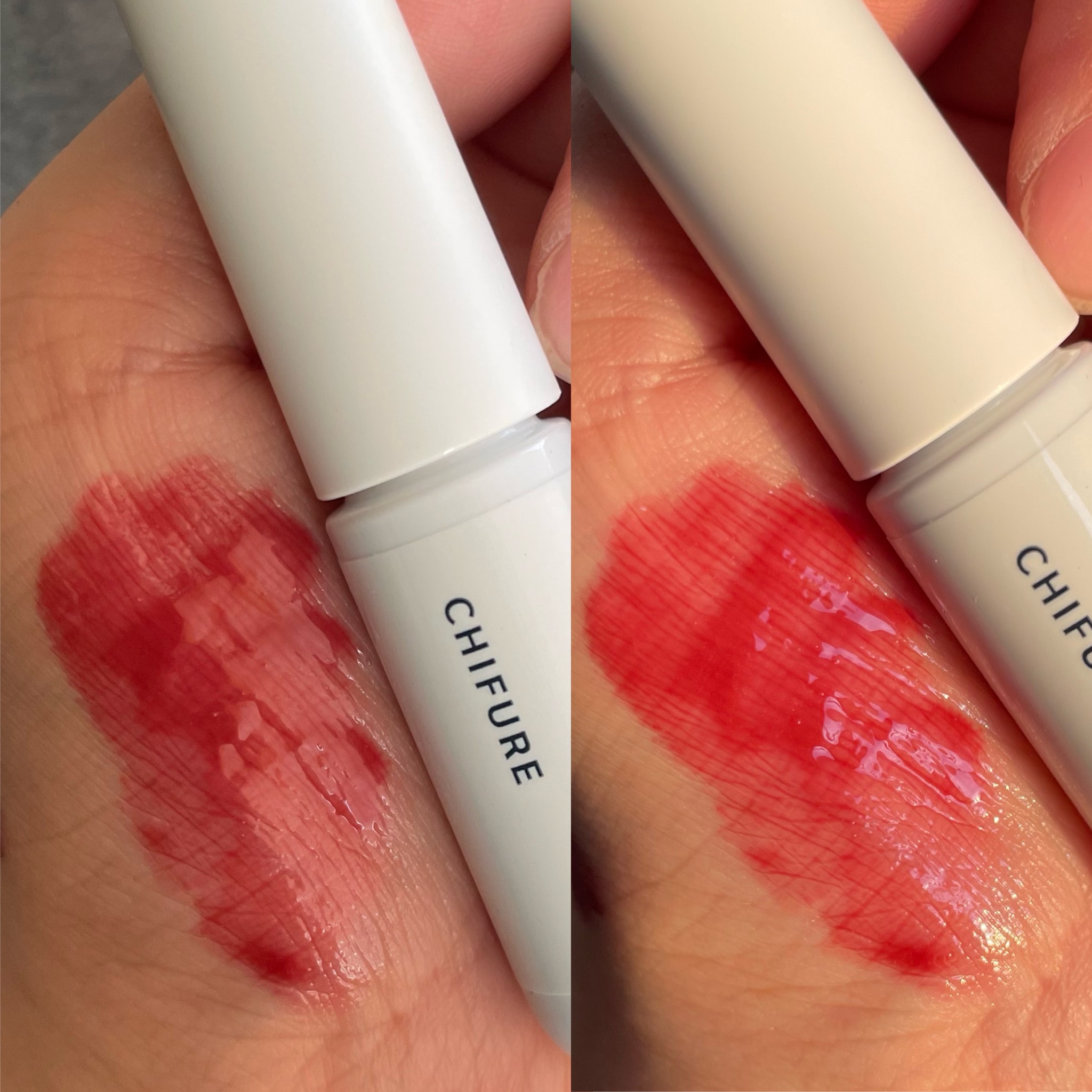 ティント リップ ジェル 282 ローズ系/ちふれ/リップティントを使ったクチコミ（3枚目）