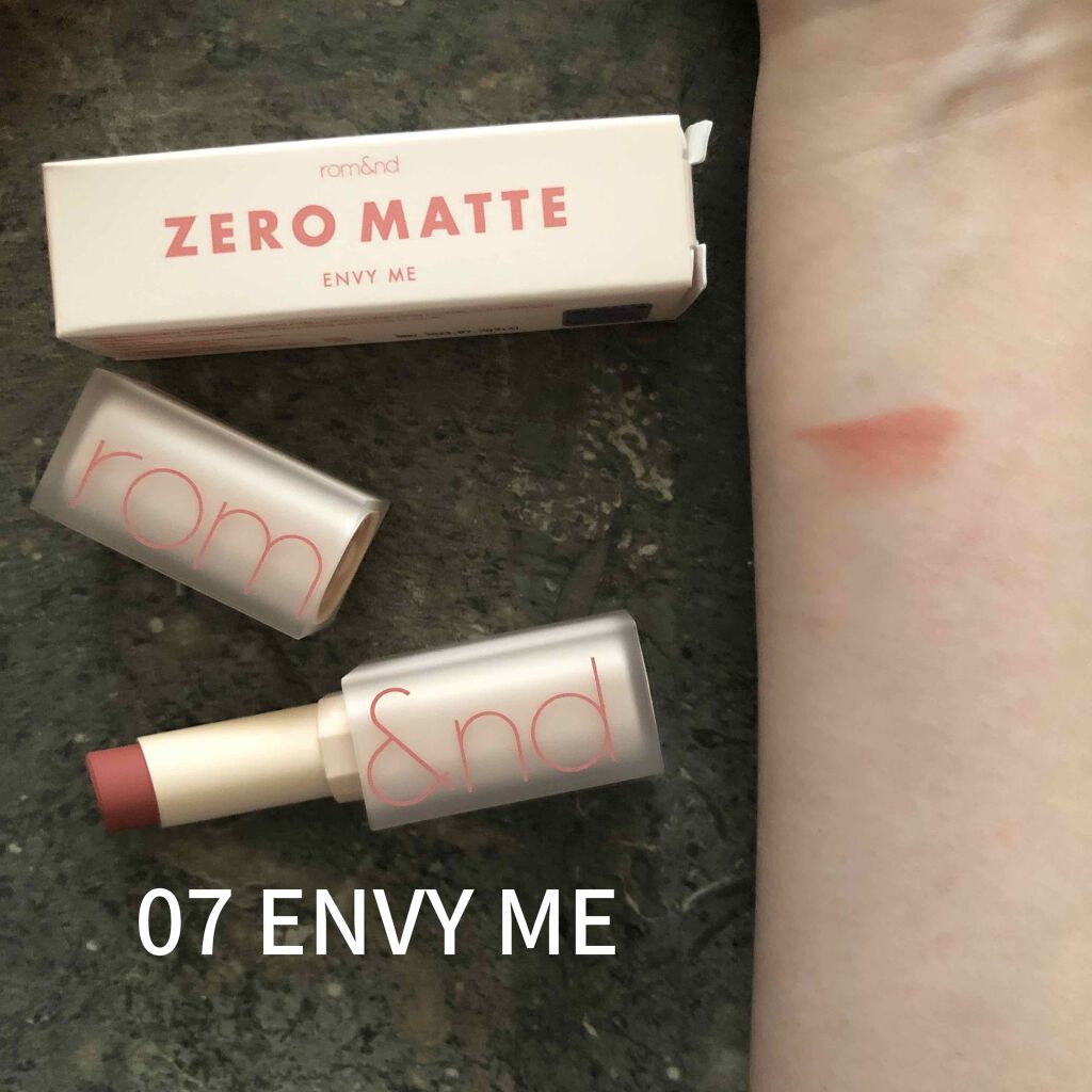ゼロマットリップスティック/rom&nd/口紅を使ったクチコミ(1枚目)