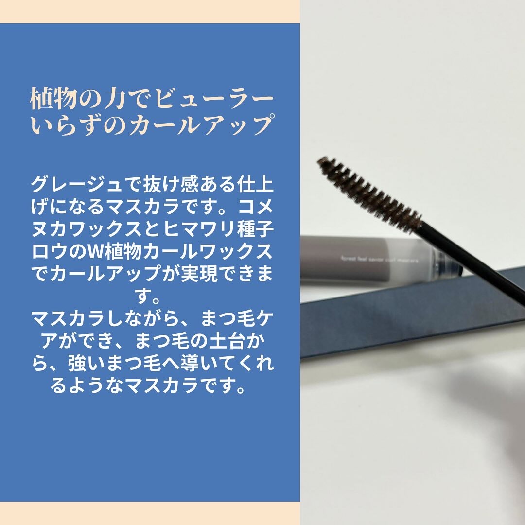 フォレスト フィール セイバー カールマスカラ 06 胡桃/AINOKI mebuki/マスカラを使ったクチコミ（3枚目）